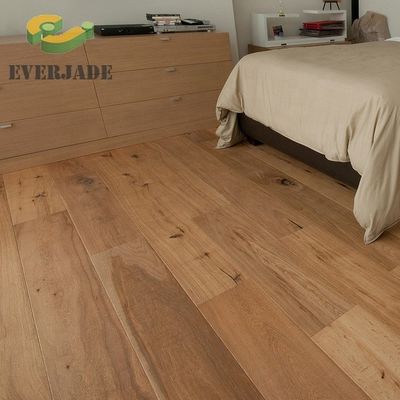 Plancher en bois d'ingénierie à trois couches lisse Plancher d'ingénierie en chêne blanc blanc rouge