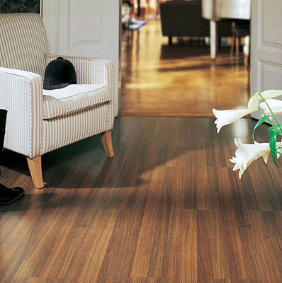 T G Parquet de plancher en bambou tissé à brins de couleur naturelle avec certificat ISO14001