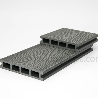 10,3%-1,4% Densité Port de chargement de Shanghai 3D en relief profond composite WPC planches de terrassement