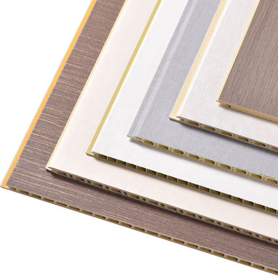 Matériau de support de couleur personnalisé Panneau mural en fibre de bambou laminé pour la décoration murale intérieure / extérieure