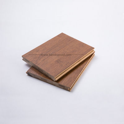 Plancher en bambou gratté à la main de 12 mm résistant à l'humidité du charbon de bois