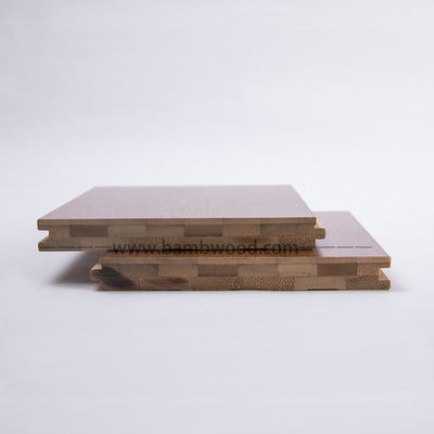 Plancher en bambou gratté à la main de 12 mm résistant à l'humidité du charbon de bois