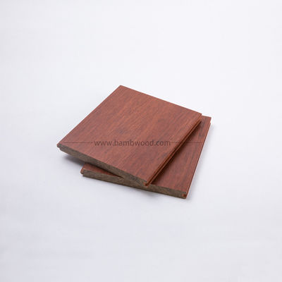 Plancher en bambou gratté à la main de 12 mm résistant à l'humidité du charbon de bois
