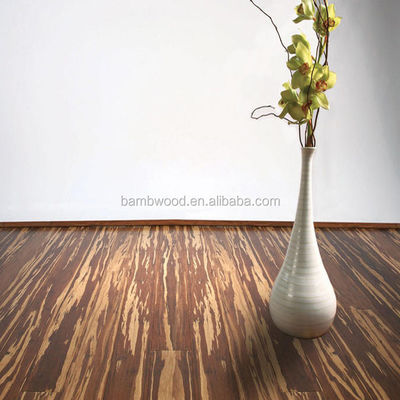 Plancher de parquet en bambou tissé à brins carbonisés pour autres Solutions de projet Capacité