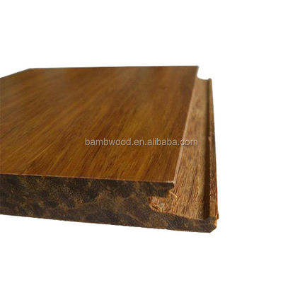 Plancher de parquet en bambou tissé à brins carbonisés pour autres Solutions de projet Capacité