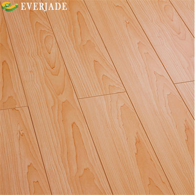 Plancher stratifié de 12 mm de marques allemandes Hybride Parquet gris brun foncé avec revêtement de sol