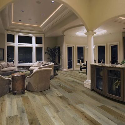 Plancher en bois à trois couches de 20 mm de chêne avec plusieurs couches