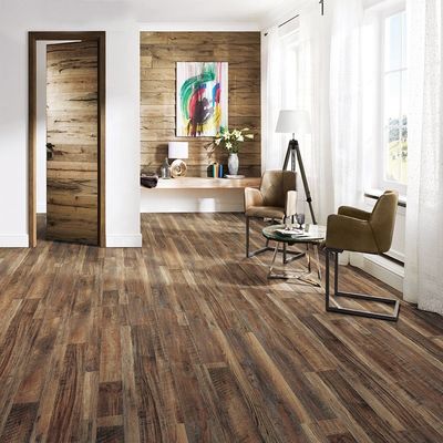 Carreaux de revêtement de sol en plastique de 6 mm anti rayures pour les solutions de revêtement de sol en vinyle pour hôpitaux