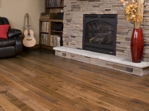 Plancher en bois de chêne rouge américain pour balcon et salon Option multicolore