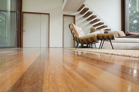 Plancher en bois de chêne rouge américain pour balcon et salon Option multicolore