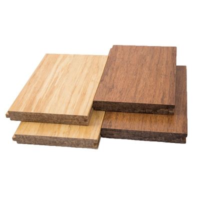 Parquet en bambou solide horizontal vertical naturel carbonisé pour les solutions de projet
