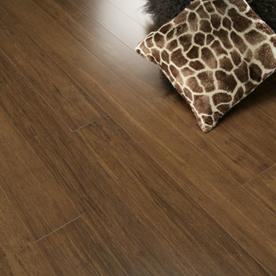 Parquet en bambou solide horizontal vertical naturel carbonisé pour les solutions de projet