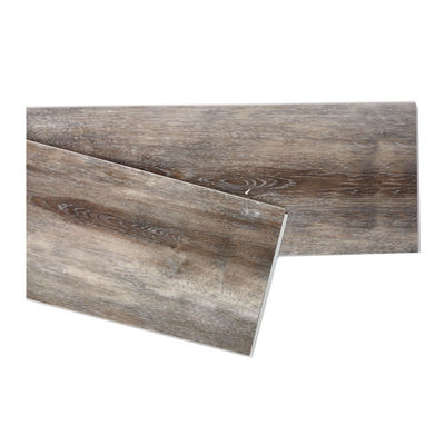 Couleur simple Utilisation à l'intérieur Style de bois de luxe Cliquez sur plancher en PVC / sol lvt / plancher en spc