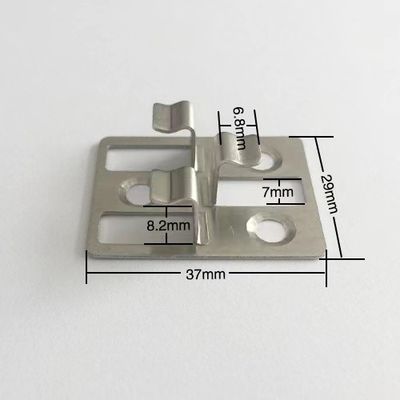 T-clip de revêtement de sol en WPC Clips en acier inoxydable pour accessoires de revêtement de sol extérieur de plusieurs types