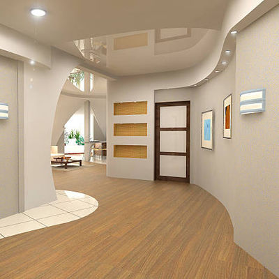 Moderne style de conception couleurs personnalisées de bambou fil de tissage carreaux de sol pour le commerce