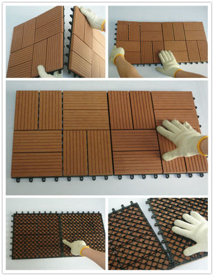 Créez un bel espace extérieur avec des carreaux en WPC et des carreaux de terrasse durables de 300x300x22/25 mm