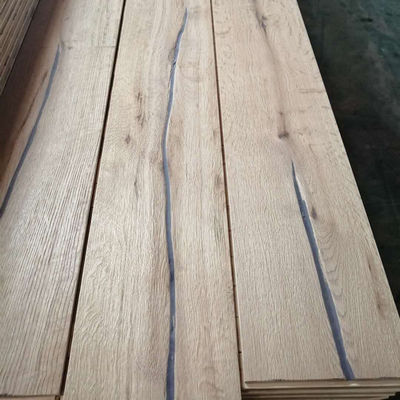Chambre d'ingénieur en bois multicolore Herringbone dur Maple bois planche de chêne russe plancher