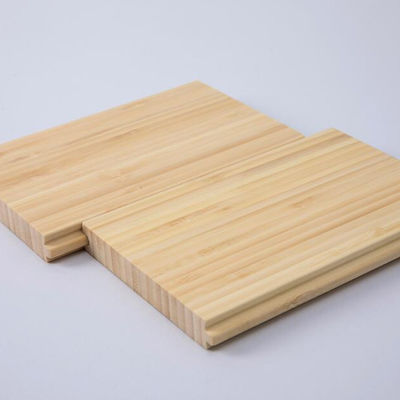 Plancher en bois massif de bambou de 12 mm d'épaisseur avec couleur naturelle et design TG