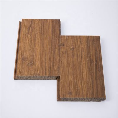 Plancher en bois massif de bambou à haute densité de design moderne avec couleur café