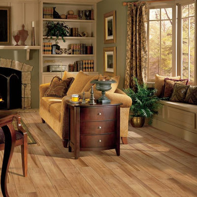 HDF Herringbone Auto-adhésif en plastique Spc/Pvc Vinyl Cliquez sur le plancher Pisos De Vinilo Pvc plancher en bois stratifié