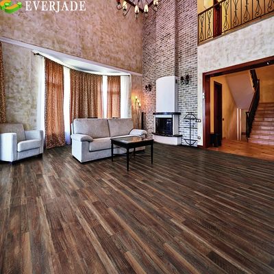 Couleur simple 20 mil bleu décno pierre plancher SPC parfait pour le commerce