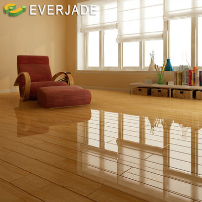 Hdf Technologie allemande 12 mm Classe 33 Plancher en bois stratifié à haute brillance pour salon