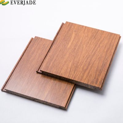 Le plancher en bambou tissé à couleur carbonisée Everjade avec support technique en ligne