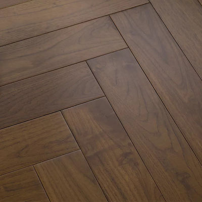 Plancher en bois de chêne enroulé en os de poisson écologique Durable et élégant pour le salon