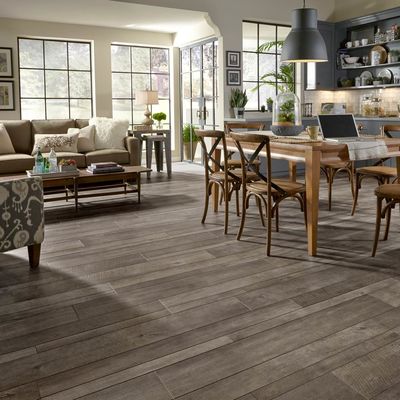 AC4 HDF Euro Lock Parquet motif 6 mm 10 mm plancher stratifié blanc naturel de canne