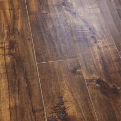 AC4 HDF Euro Lock Parquet motif 6 mm 10 mm plancher stratifié blanc naturel de canne