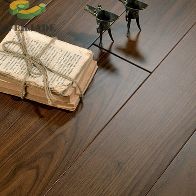 Plancher en bois massif de chêne blanc lisse T G Conçu en bois rouge Noir Brun Vintage