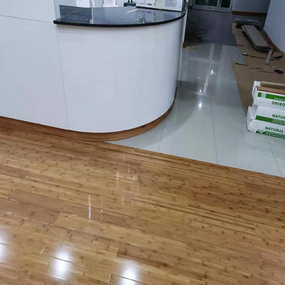Bamboo enchaîné à l' ingénierie Click Lock Spc Stand House Idéal pour un hôpital aux Philippines