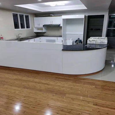 Bamboo enchaîné à l' ingénierie Click Lock Spc Stand House Idéal pour un hôpital aux Philippines