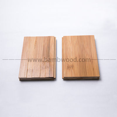 Plancher en bois de bambou tissé 10 mm 18 mm pour l'installation au-dessus de la couche/sous le plancher en bois