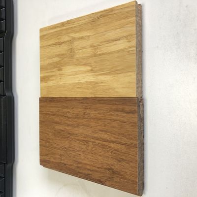 Plancher en bois carbonifié Plancher en bois de bambou standard Panneau mural en bambou solide