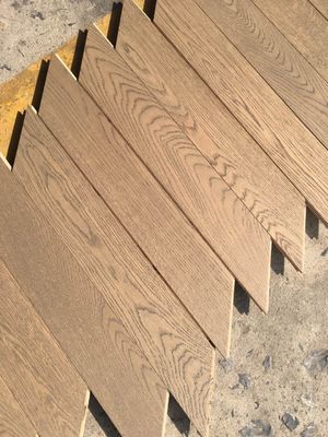 Style de design moderne bois dur en os de poisson planche de sol en bois avec bois de chêne génie