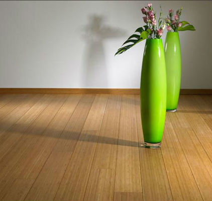 Plancher en bois carbonifié Plancher en bois de bambou standard Panneau mural en bambou solide