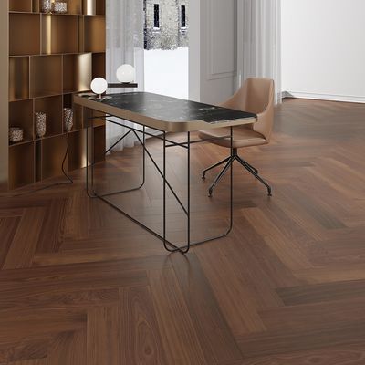 Plancher de parquet en bois à trois couches pour le salon