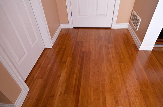 Plancher intérieur 100% en bambou, résistant au bruit, écologique et très brillant