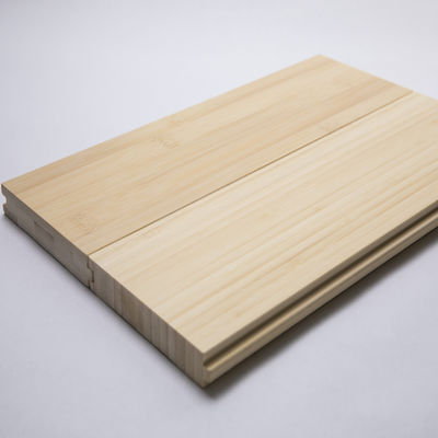 Sous-sol en bois 12 mm 14 mm Système de clic de couleur naturelle Plancher en bambou