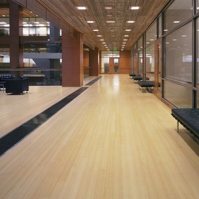 Sous-sol en bois 12 mm 14 mm Système de clic de couleur naturelle Plancher en bambou