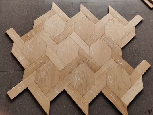 Plancher en bois conçu par Parkett Boden Finition de style de conception moderne plancher en bois franc de 18 mm