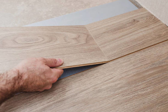 8 mm 12 mm HDF imperméable à l'eau MDF Matte Laminate plancher TAP GO angle droit U-groove V-groove