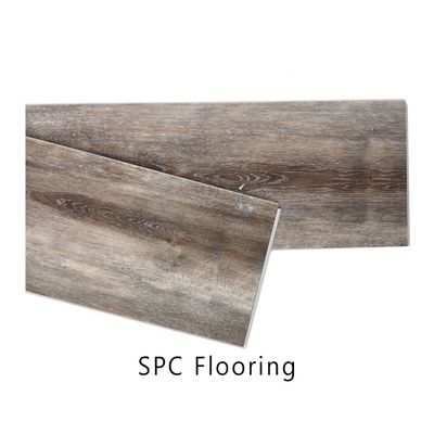 Décoration intérieure design moderne Plancher en plastique étanche au vinyle SPC Cliquez sur la texture