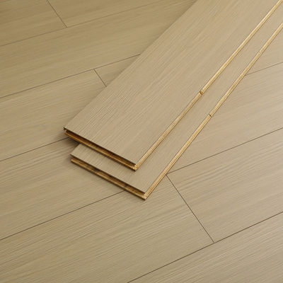 Planche de chêne à trois couches de longueur variable planche de chêne lisse plancher en bois dur de chêne avec valange 5G/ T G