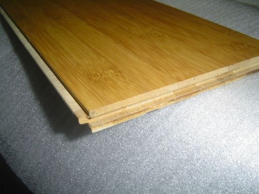 Plancher en bambou à verrouillage facile de style design moderne, plancher en bois massif de bambou de 12 mm à 14 mm