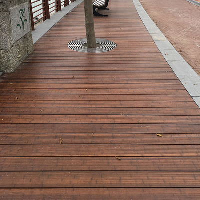 Décoration en bambou étanche pour les grilles de jardin et les couloirs 130 mm largeur
