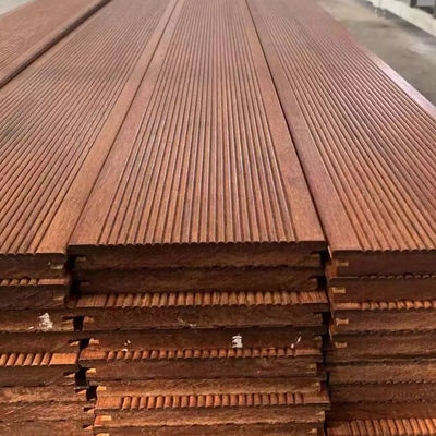 Couleurs personnalisées Verticalement pressé Carbonisée Filament tissé Decking de bambou pour l'extérieur