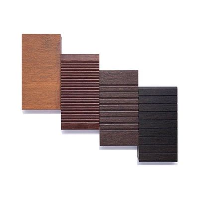 Projets de bois massif à grain résistant au feu Moso bamboo decking boards