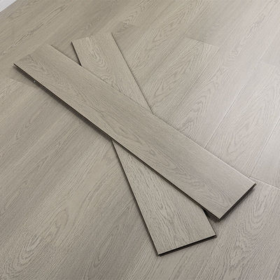OEM ODM de revêtements de sol en vinyle de stratification gris au Royaume-Uni avec certificat ISO9001 / ISO14001 / CE